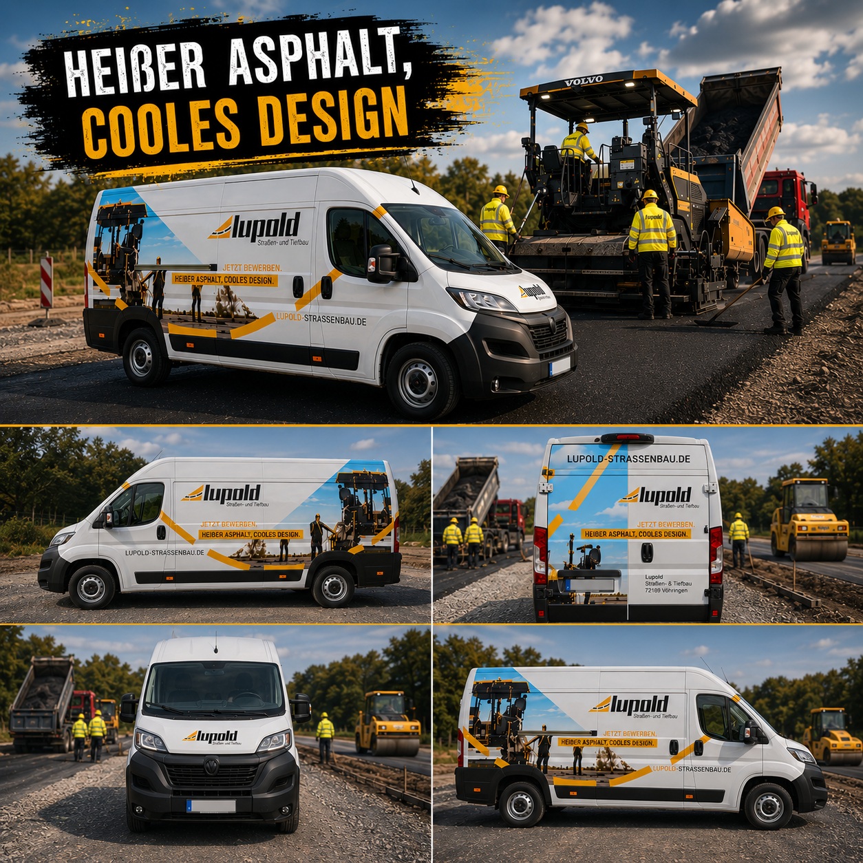 Wir präsentieren den neuen Transporter unserer Asphaltkolonne im individuellen Design. Herzlichen Dank an @lohrerwerbung1…
